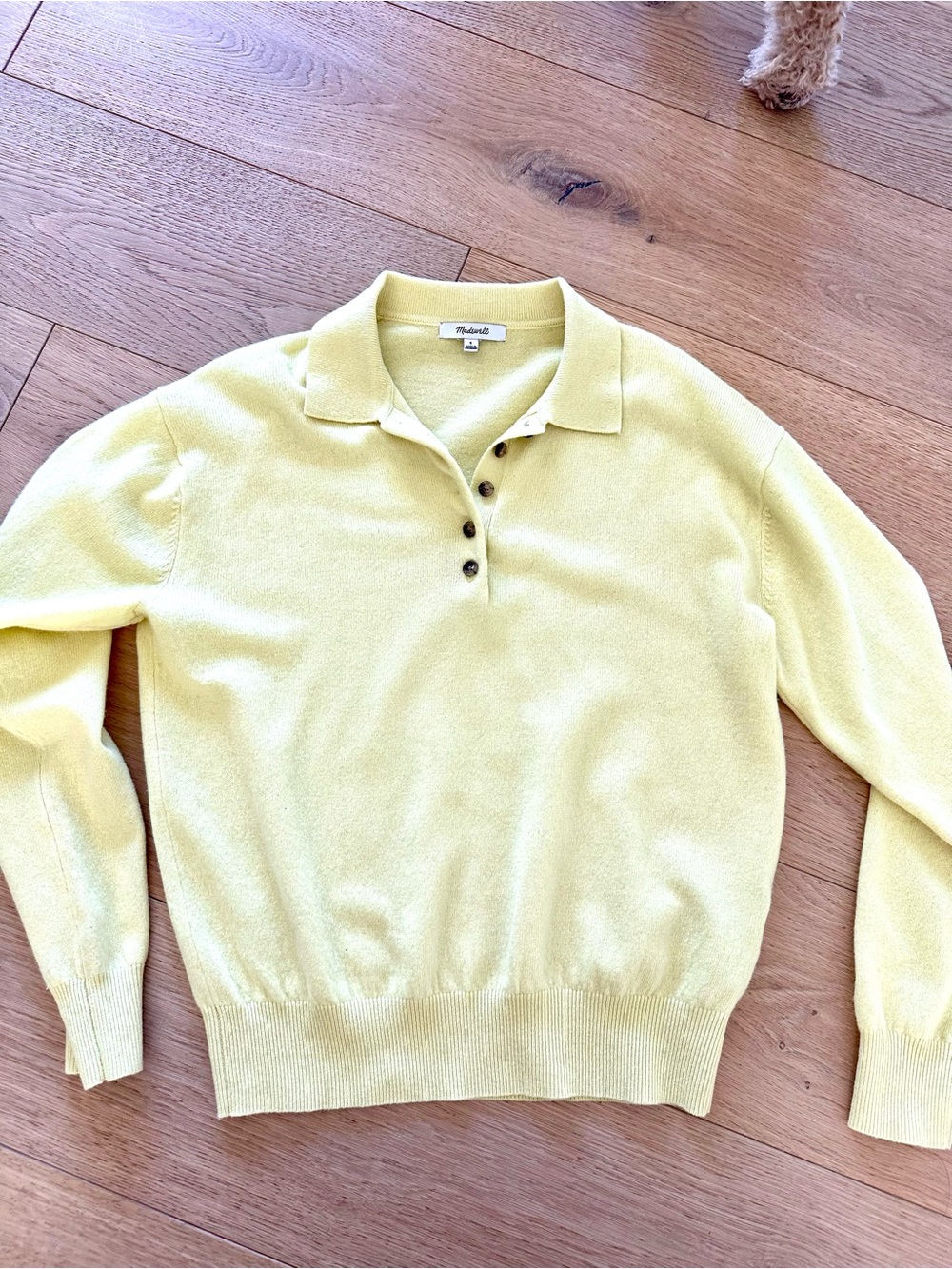 Madewell Lemon Knit Sweater - Unbranded